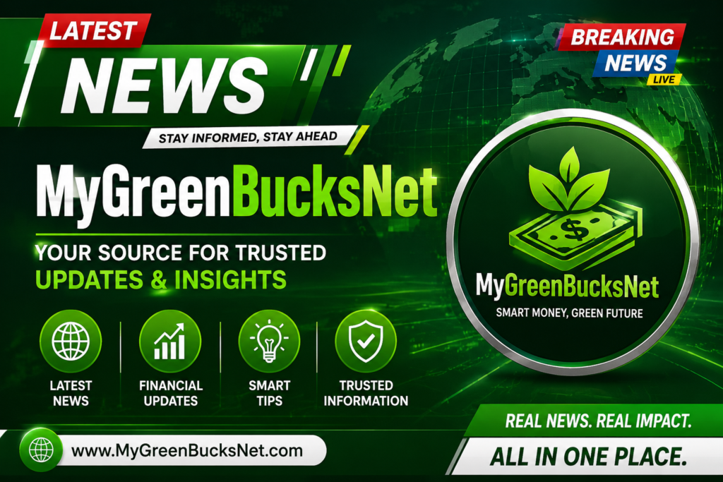 Latest News MyGreenBucksNet
