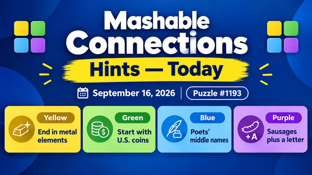 Mashable Connections Hint Today