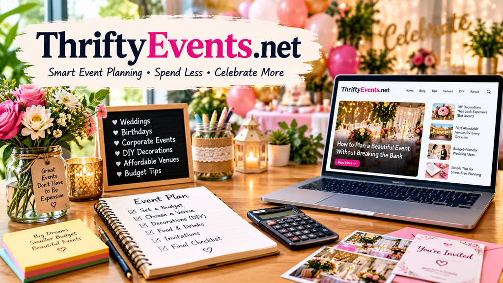 Blog ThriftyEvents.net: A Complete Guide to Budget Event Planning and DIY Ideas Blog ThriftyEvents.net