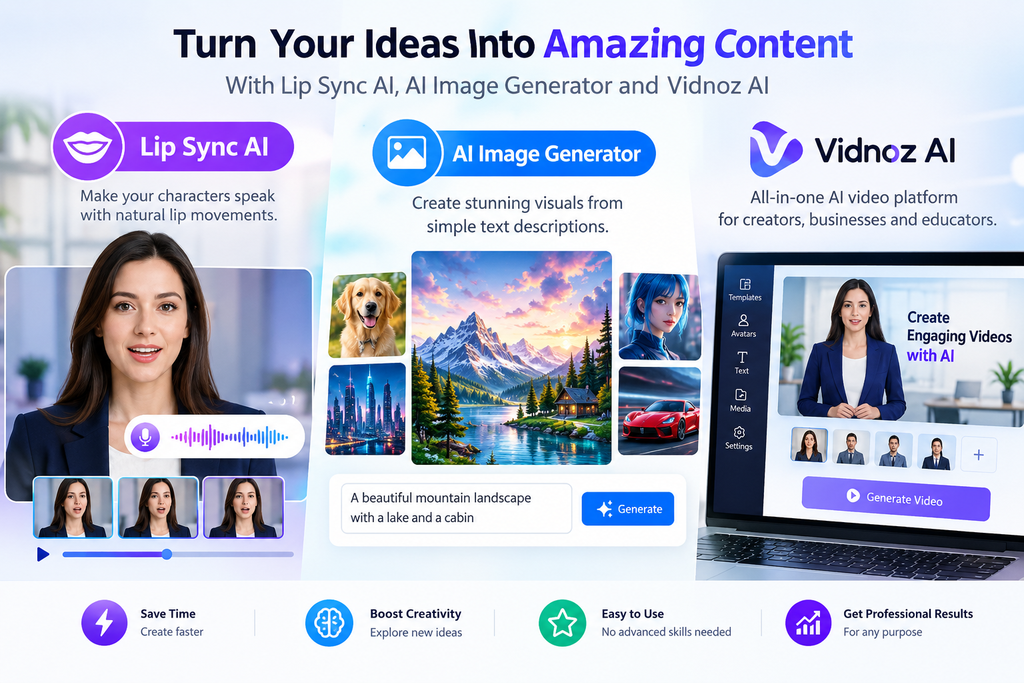 How Lip Sync AI and AI Image Generators Are Changing Digital Content Creation Lip Sync AI