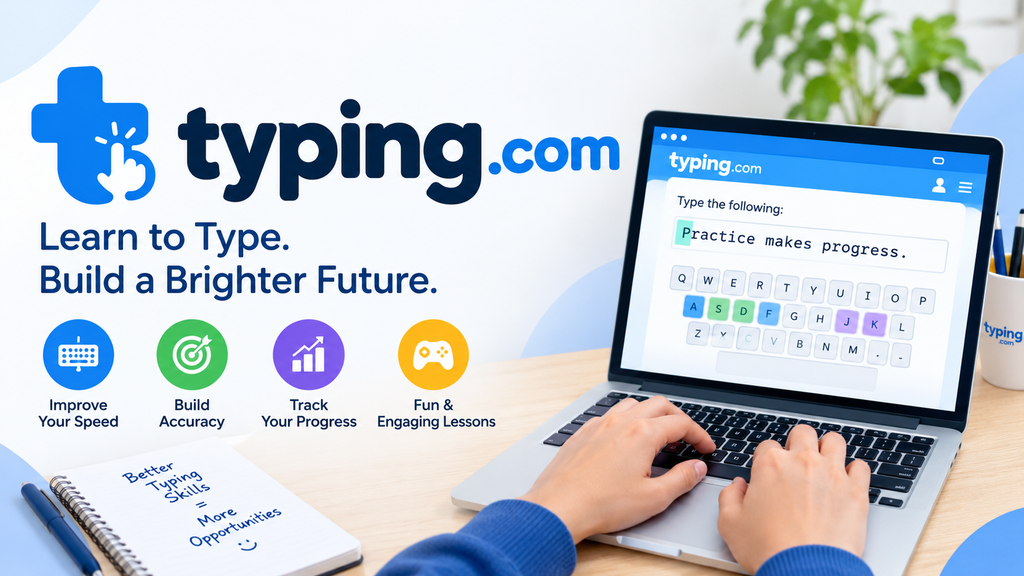 Typing.com: The Complete Guide to Learning to Type Online Typing.com
